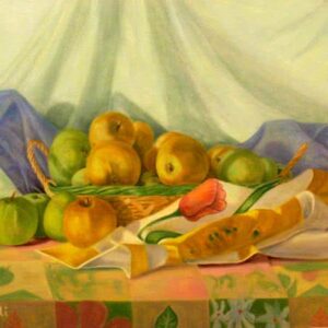"Apple basket No.3" Original Painting