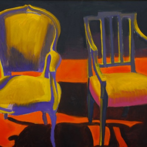 "Chairs" Original Oil Painting on Canvas