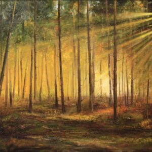 "Forest" by Samson Gabriel, Original Oil Painting