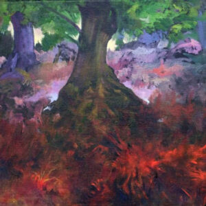 Forest at Sunset by Ercole Ercoli Original Painting
