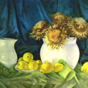 "Lemons and Flowers" Original Painting