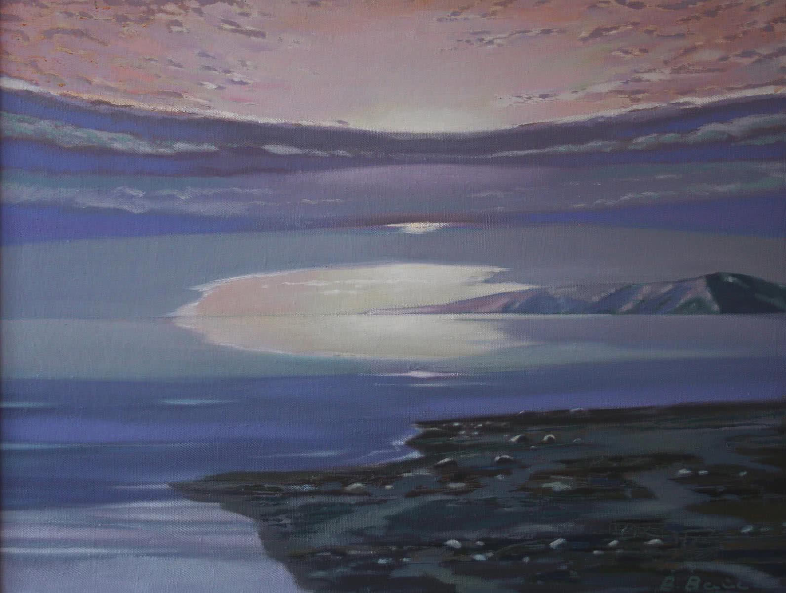 "Lilac Sunset" Original Painting