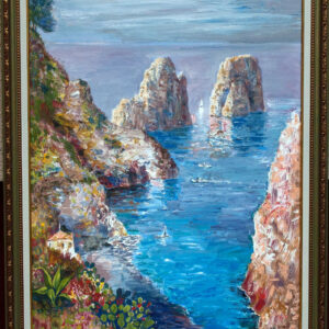 "Noon at Capri" painting by Sergey Dronov (SOLD)