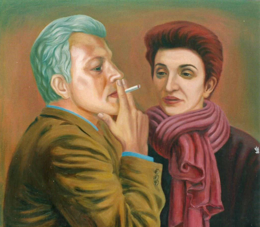 Portrait of Married Couple by Sergey Dronov (SOLD)