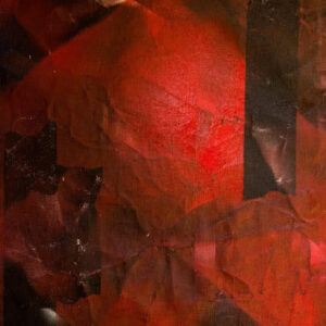 Red Abyss - Composition #1A - Abstract Painting by Ercole Ercoli
