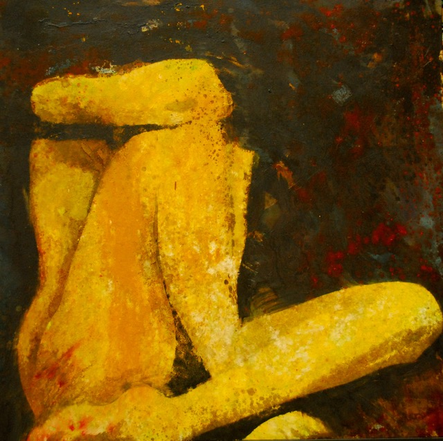 "Resting Nude" Original Oil on Canvas
