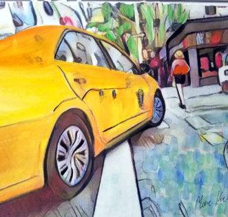 The taxicabs of New York City Art