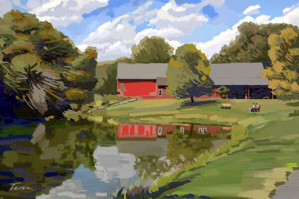 Connecticut Digital painting by Alexander Fuza