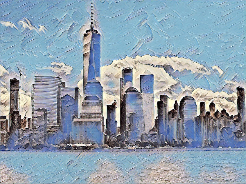 Painting of New York City